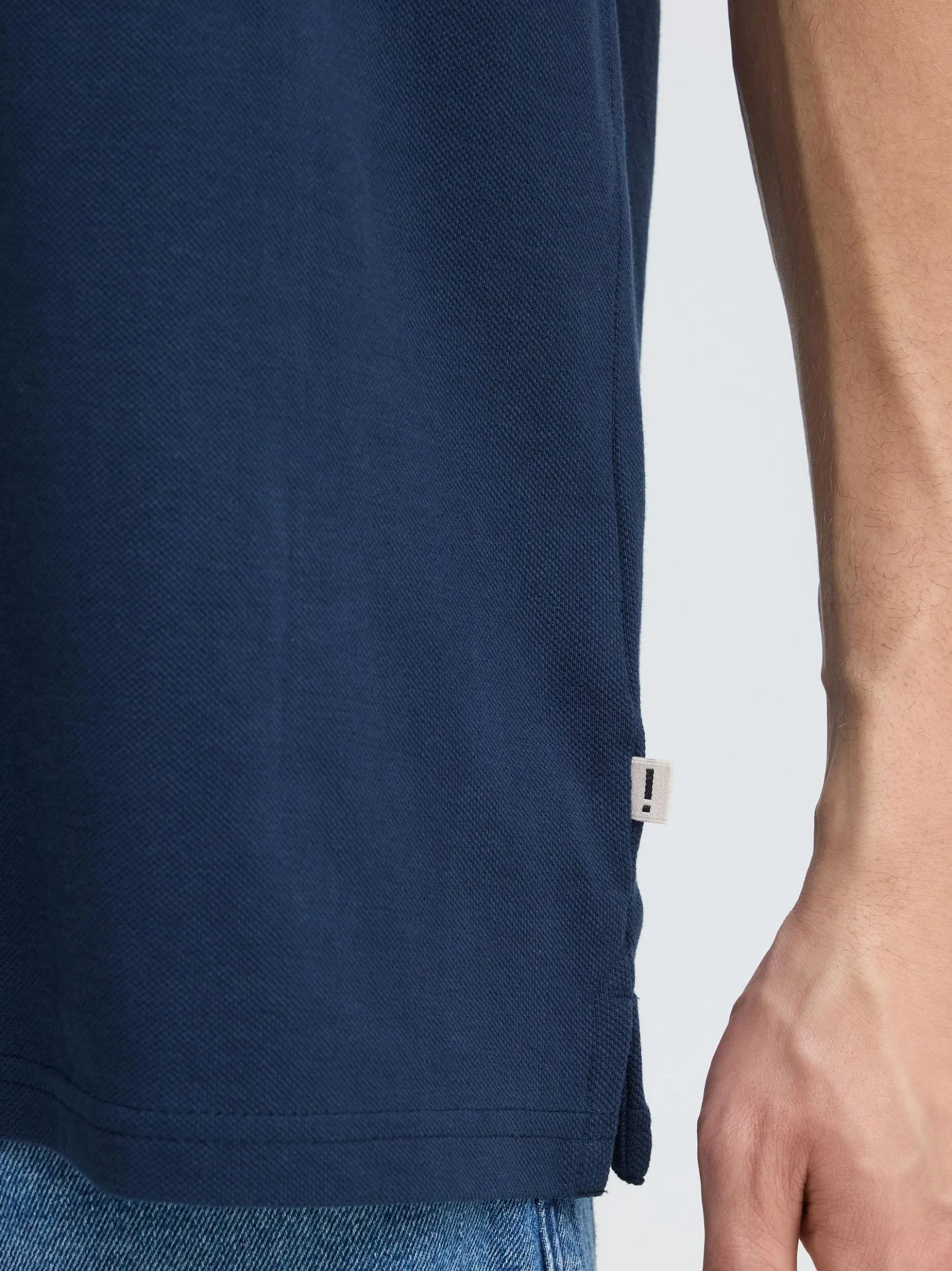 Solid Herren Poloshirt - SDBetova Casual Fit in blau