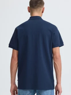 Solid Herren Poloshirt - SDBetova in blau