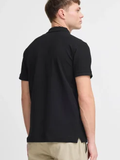 Solid Herren Poloshirt - SDHattim in schwarz weiß