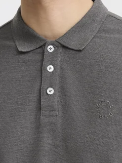 Solid Herren Poloshirt - SDHattim in grau