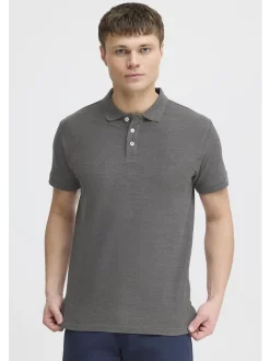 Solid Herren Poloshirt - SDHattim in grau