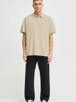 Solid Herren Poloshirt - SDOlexi in beige