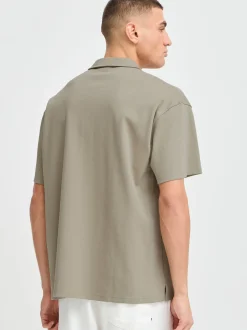 Solid Herren Poloshirt - SDOswald in khaki