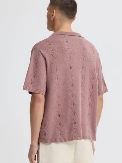 Solid Herren Poloshirt - SDUdell in rosa