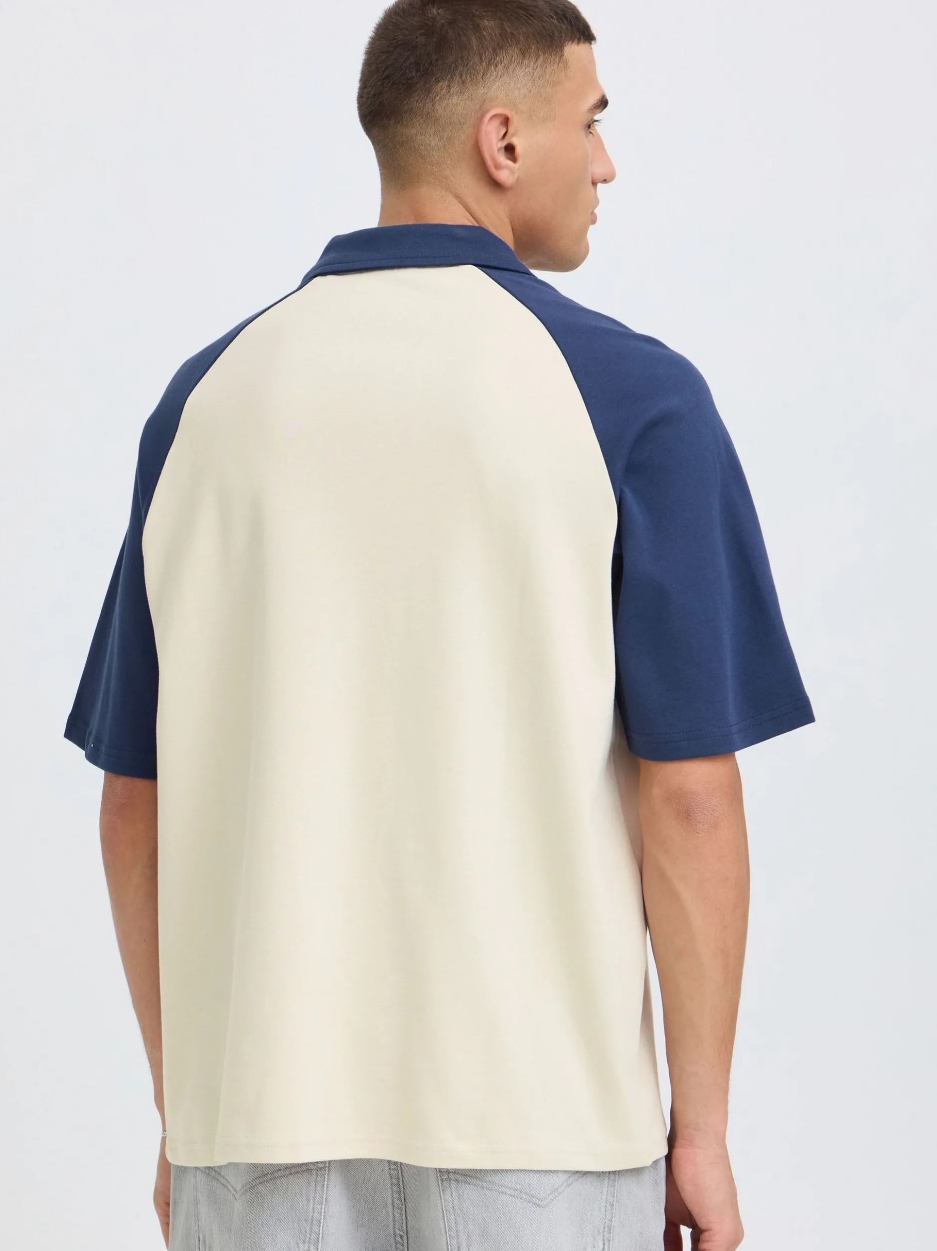 Solid Herren Poloshirt - SDUke in beige
