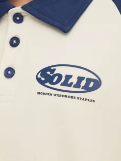 Solid Herren Poloshirt - SDUke in beige