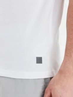 Solid Herren Print-Shirt - SDPedro in weiß