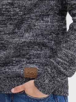 Solid Herren Rollkragenpullover - SDPhilaremo in blau