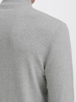 Solid Herren Rollkragenpullover - SDAkalmo in grau