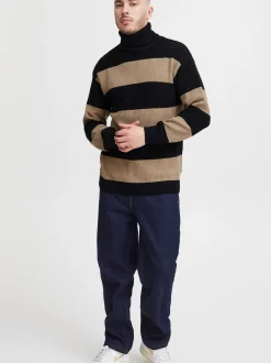 Solid Herren Rollkragenpullover - SDSerge in schwarz