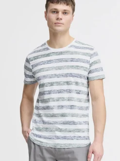 Solid Herren Rundhalsshirt - SDTet in grün