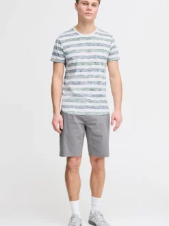 Solid Herren Rundhalsshirt - SDTet in grün