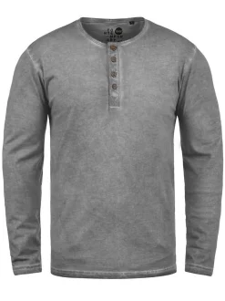 Solid Herren Rundhalsshirt - SDTimur in grau
