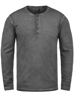 Solid Herren Rundhalsshirt - SDTimur in grau