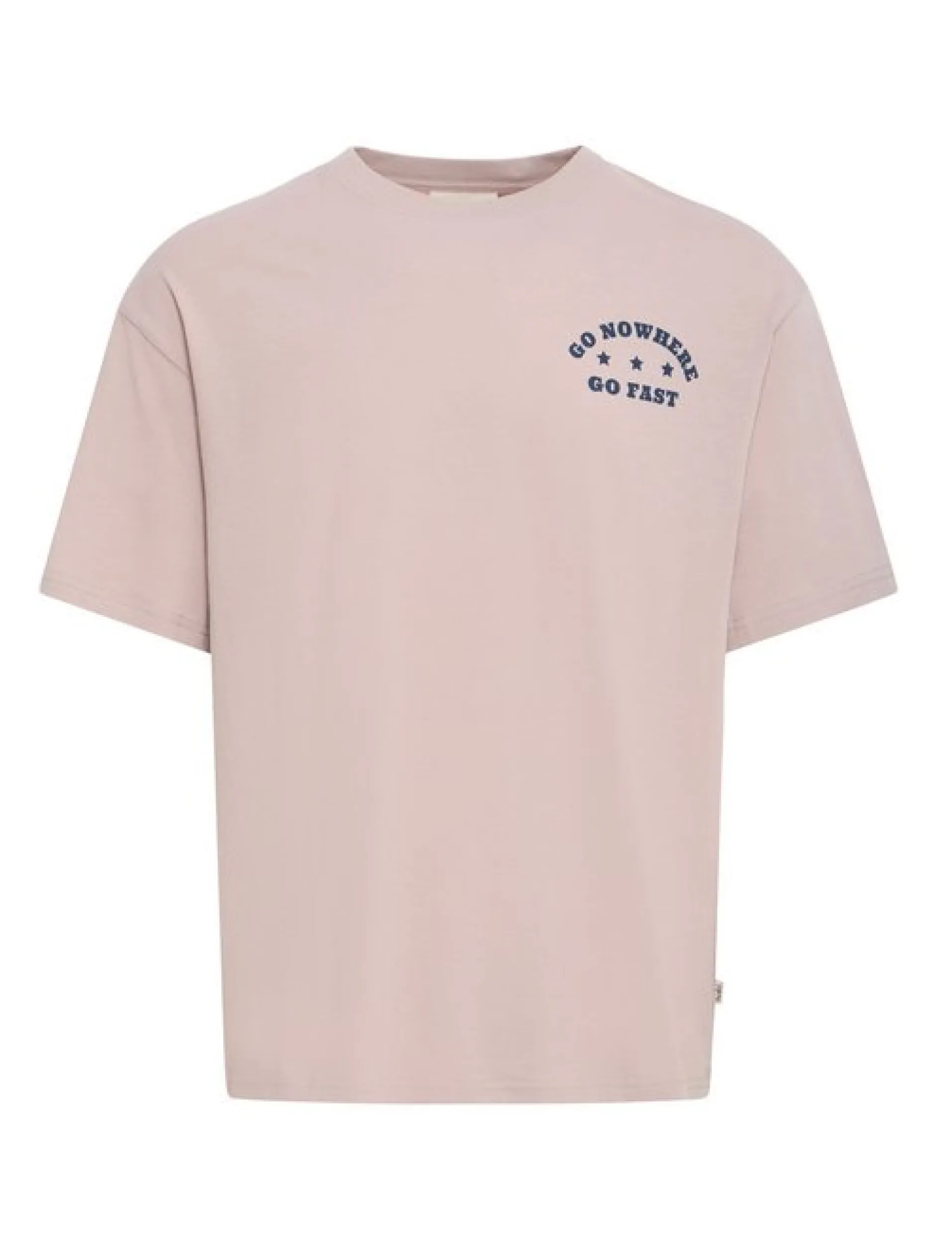 Solid Herren Rundhalsshirt - SDUstance in rosa