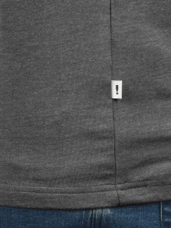 Solid Herren Rundhalsshirt - SDBastian in grau