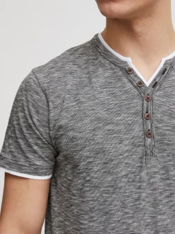 Solid Herren Rundhalsshirt - SDDigos in schwarz