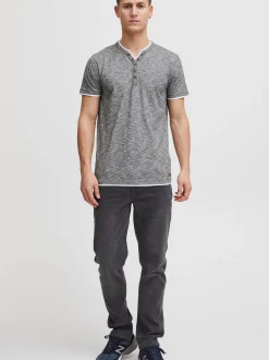 Solid Herren Rundhalsshirt - SDDigos in schwarz