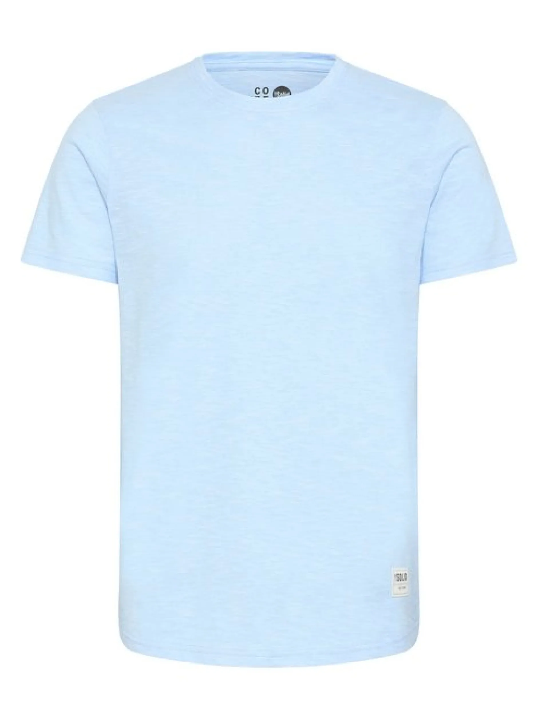 Solid Herren Rundhalsshirt - SDFigos in hellblau