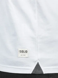 Solid Herren Rundhalsshirt - SDMalte in blau
