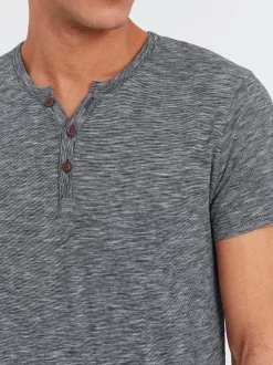 Solid Herren Rundhalsshirt - SDSigos in blau