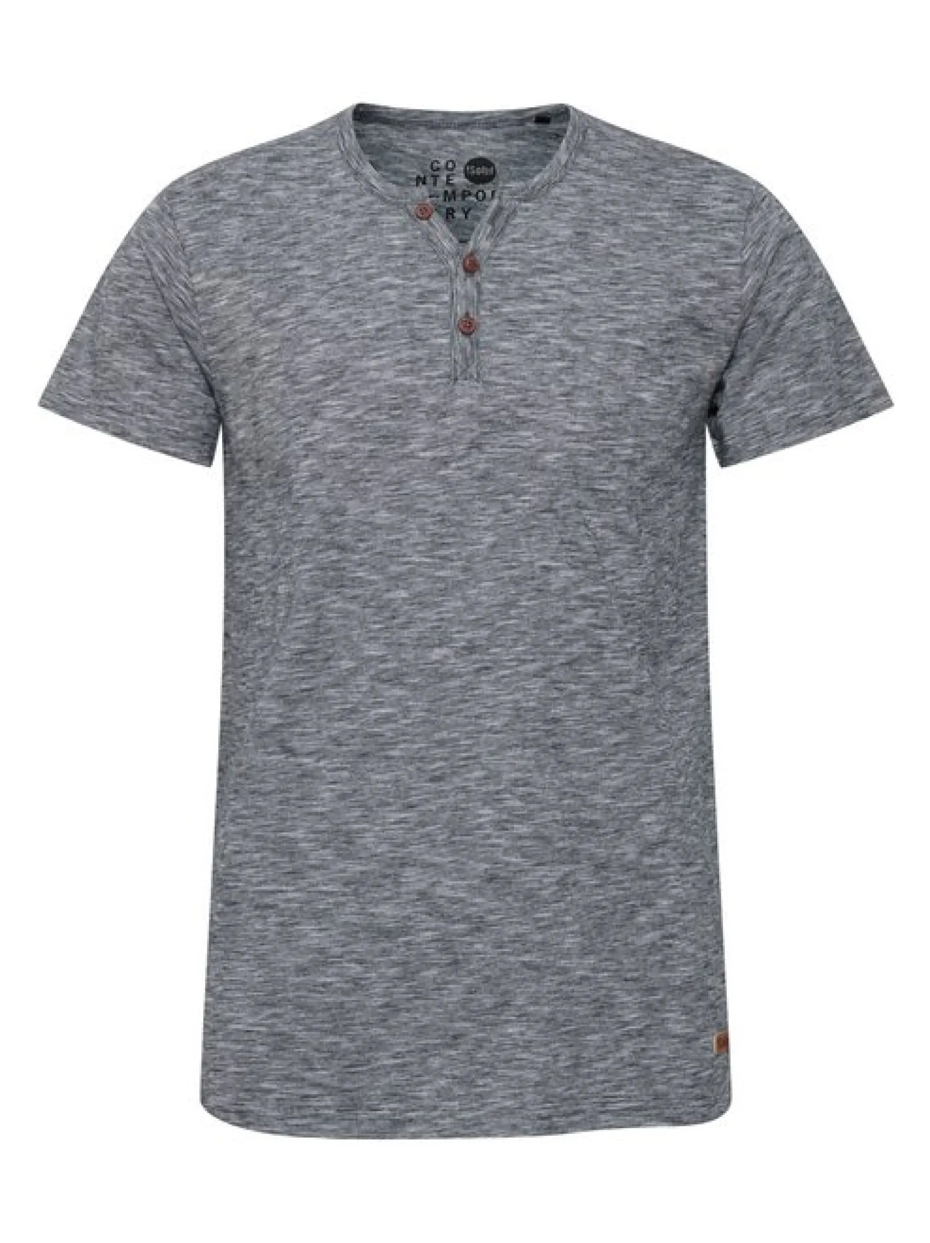 Solid Herren Rundhalsshirt - SDSigos in blau