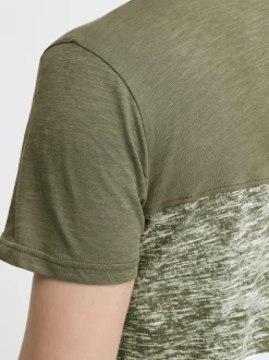 Solid Herren Rundhalsshirt - SDSinor in grün