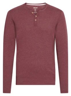 Solid Herren Rundhalsshirt - SDVolko in rot
