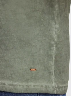 Solid Herren Rundhalsshirt - SDTihn in grün