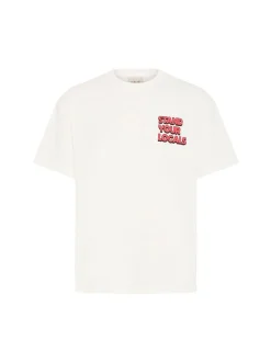 Solid Herren Rundhalsshirt - SDBrooks in ecru