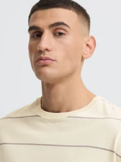 Solid Herren Rundhalsshirt - SDUbalt in beige