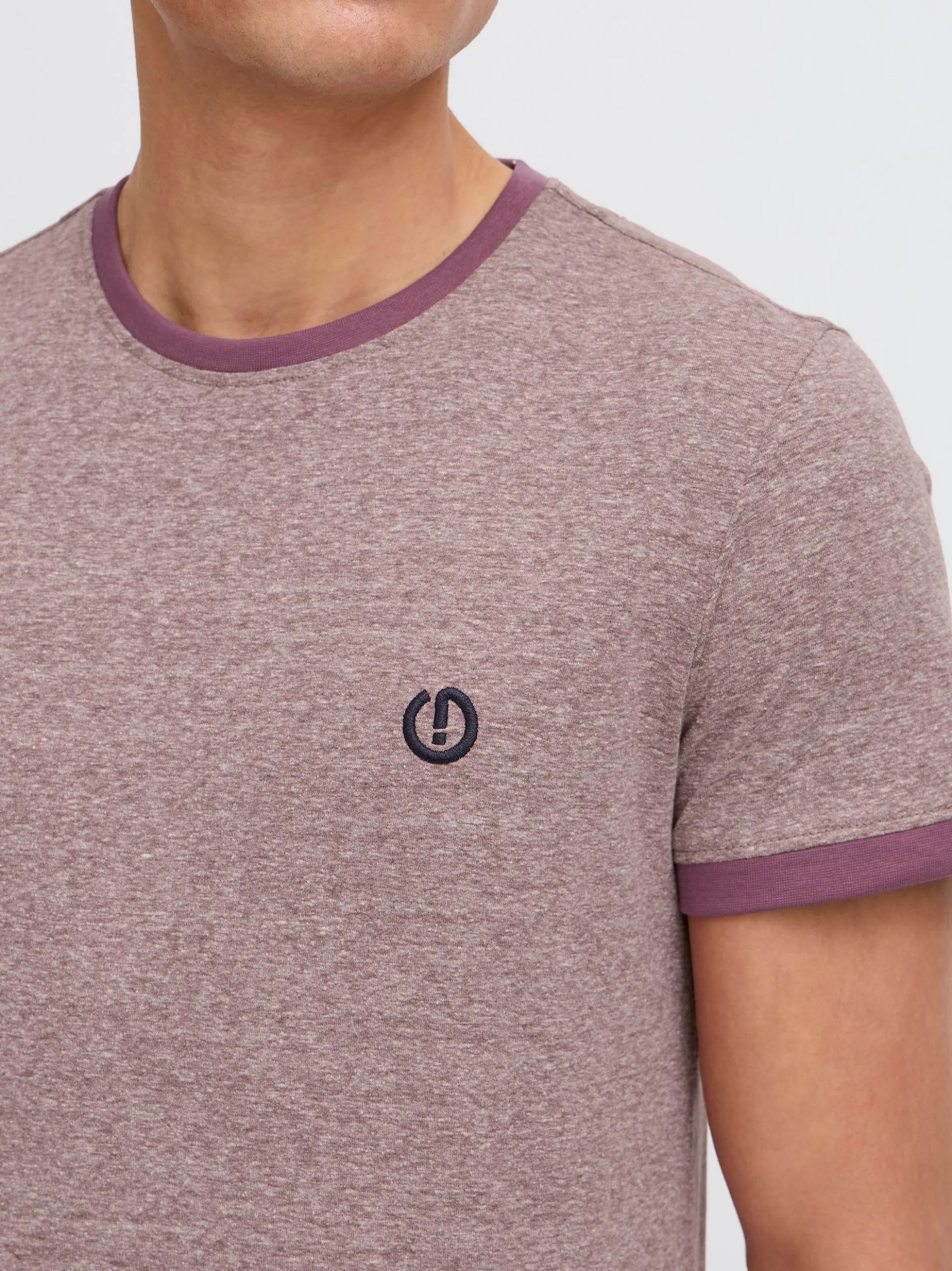 Solid Herren Rundhalsshirt - SDBennTee in rot