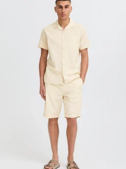Solid Herren Shorts - SDLinau in beige