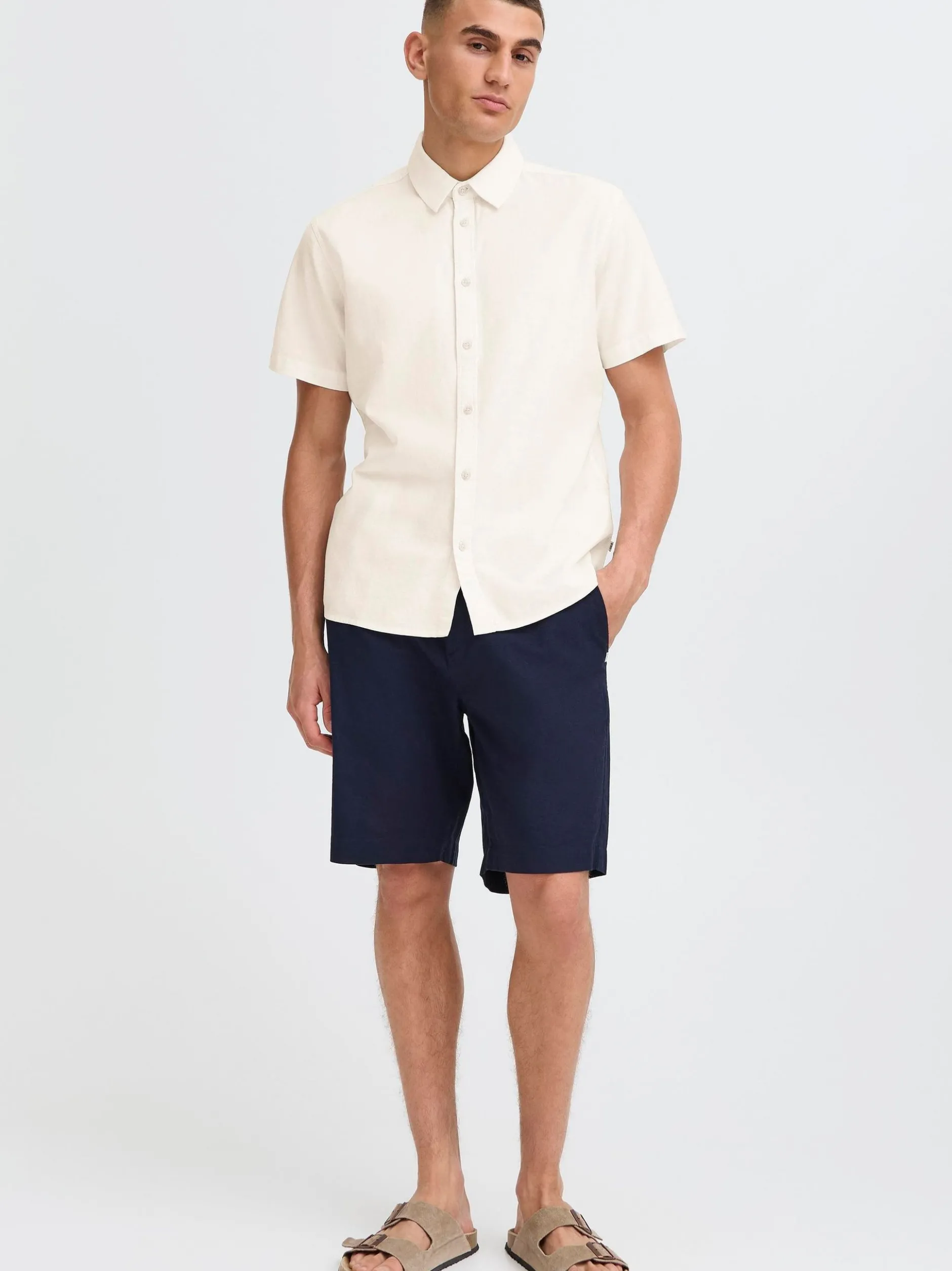 Solid Herren Shorts - SDLinus in blau