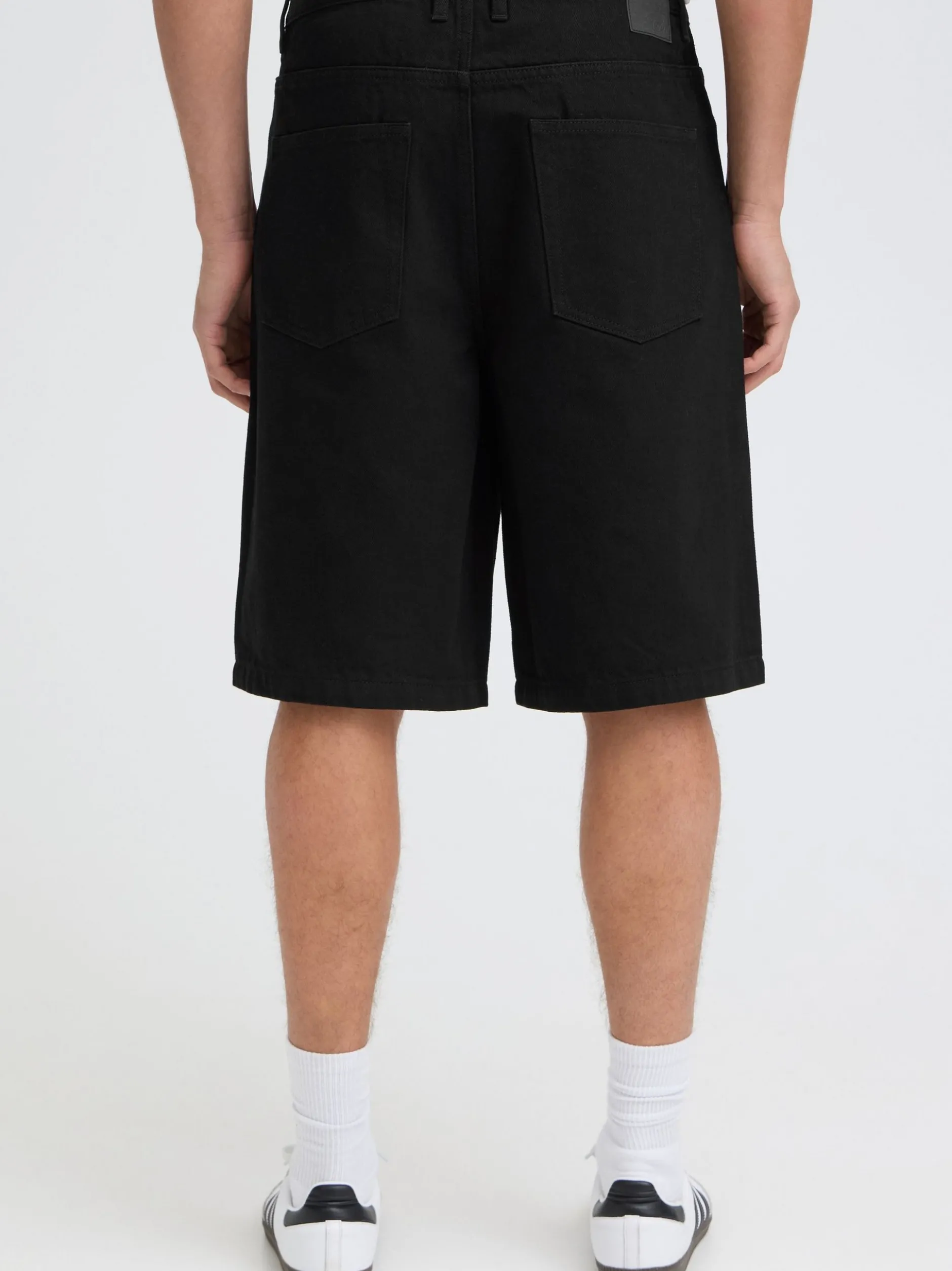 Solid Herren Shorts - SDOmid Loose Fit in schwarz