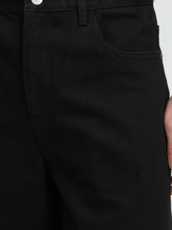 Solid Herren Shorts - SDOmid Loose Fit in schwarz