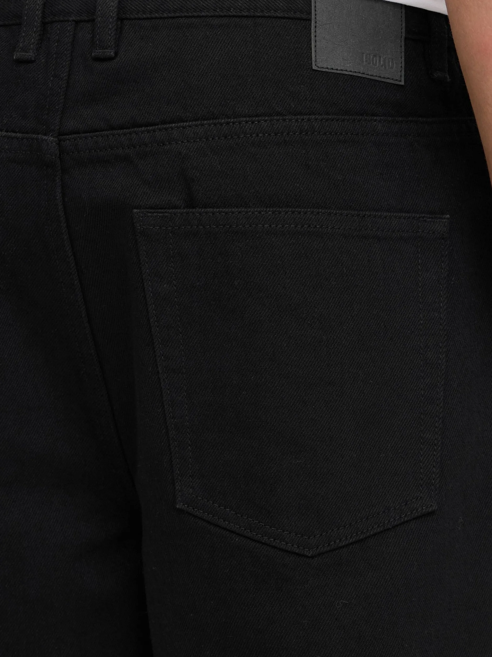 Solid Herren Shorts - SDOmid Loose Fit in schwarz