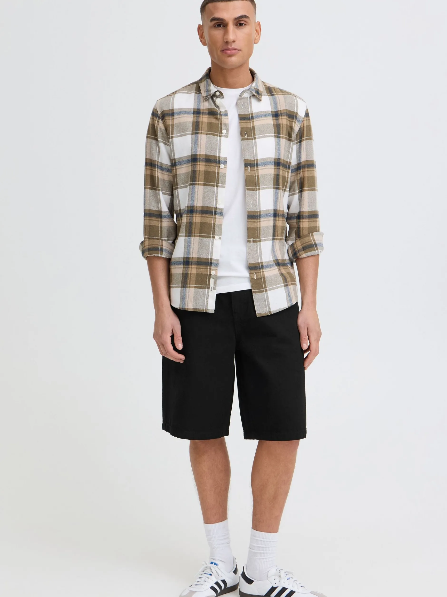 Solid Herren Shorts - SDOmid Loose Fit in schwarz