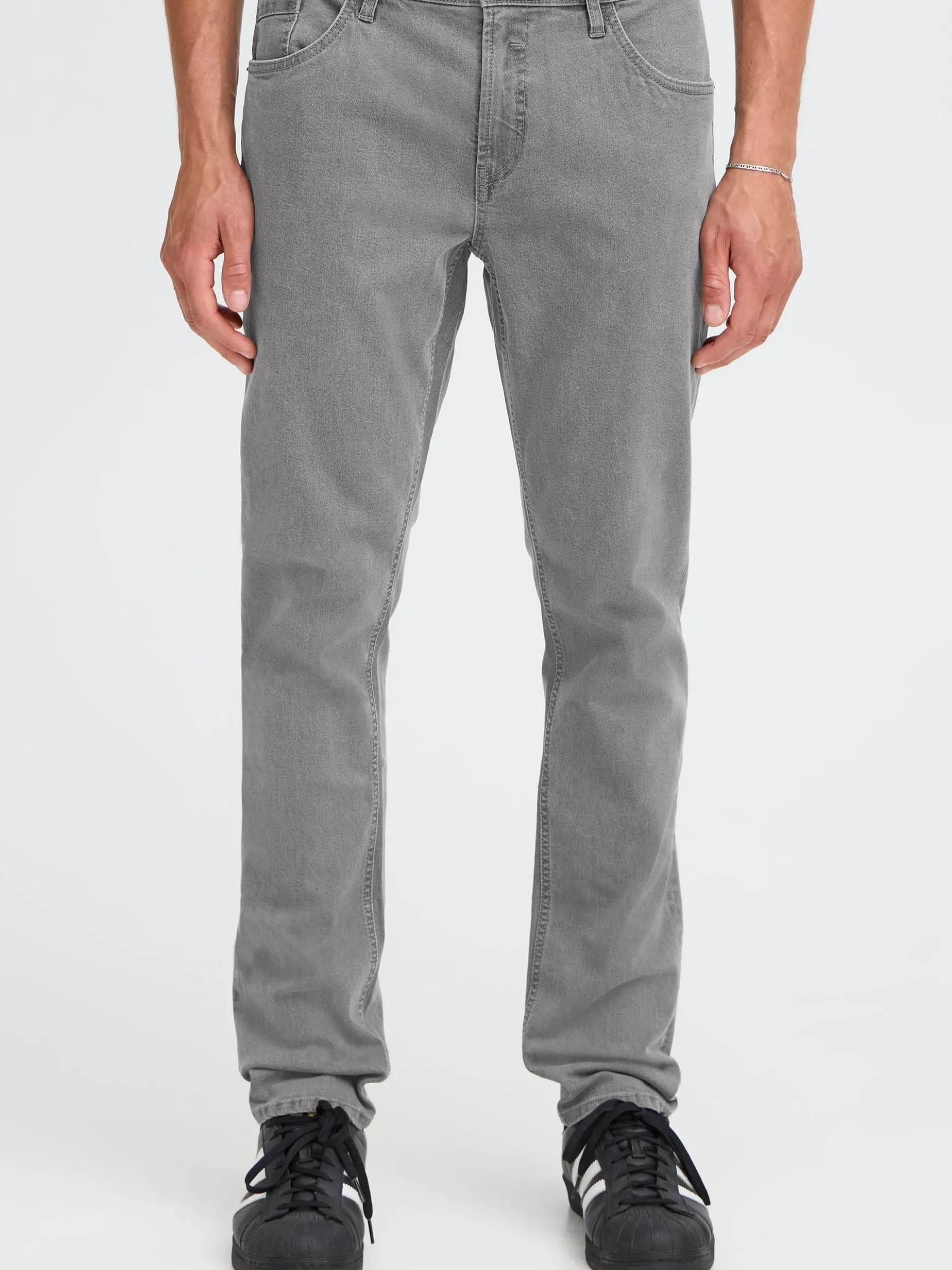 Solid Herren Slim-fit-Jeans - SDSasha in grau