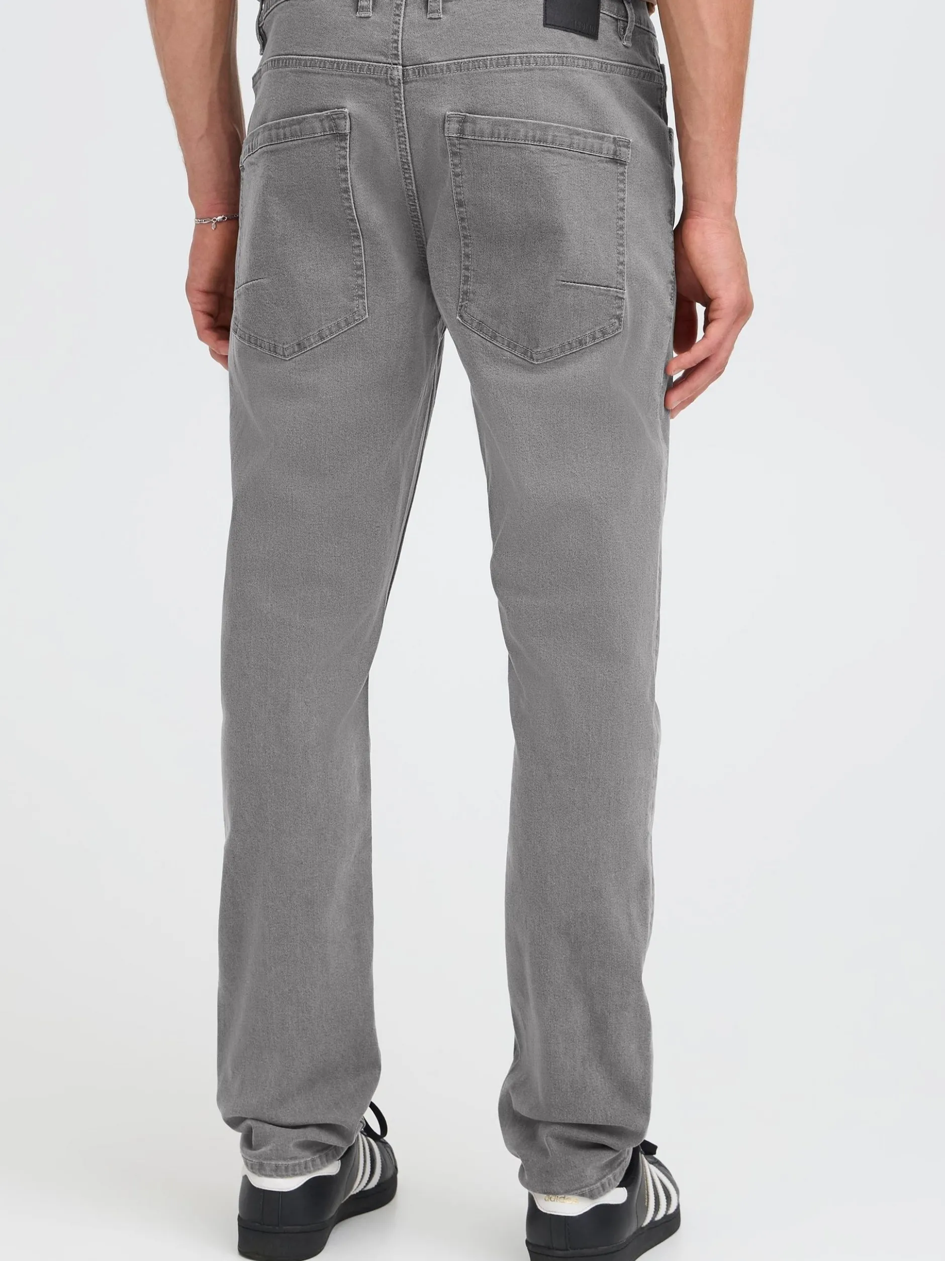 Solid Herren Slim-fit-Jeans - SDSasha in grau