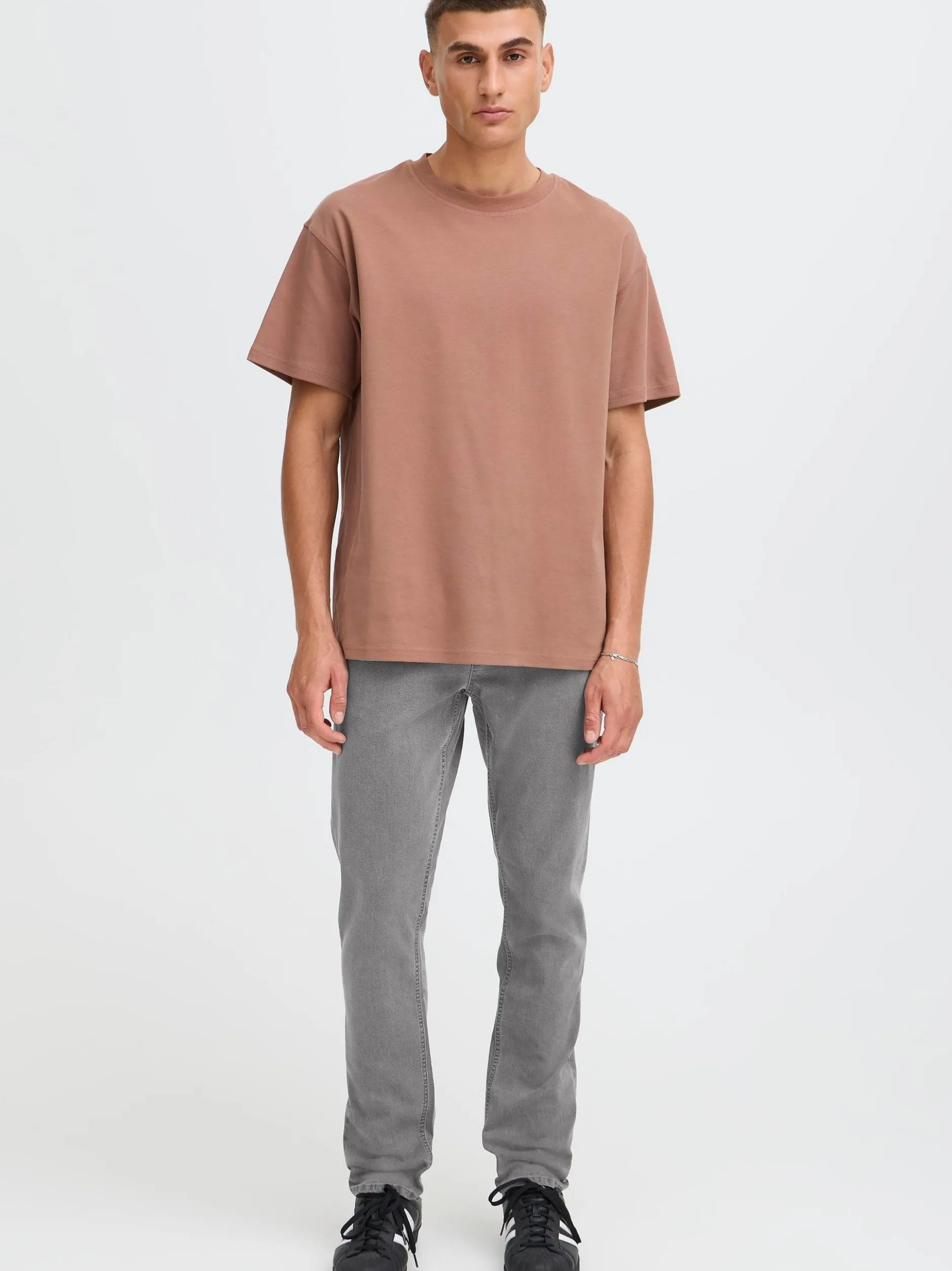 Solid Herren Slim-fit-Jeans - SDSasha in grau