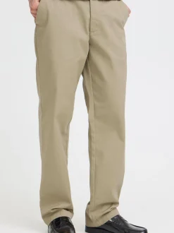 Solid Herren Stoffhose in beige
