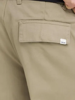 Solid Herren Stoffhose in beige