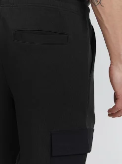 Solid Herren Stoffhose - SDBernardo in schwarz
