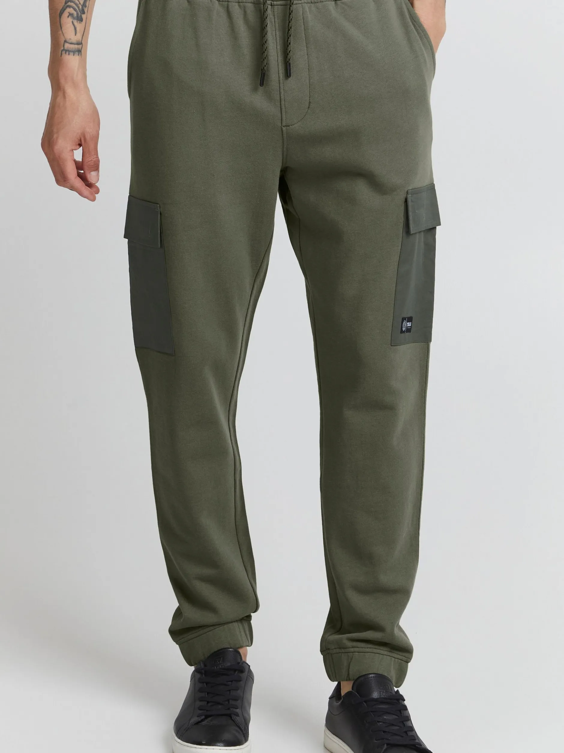 Solid Herren Stoffhose - SDBernardo in oliv