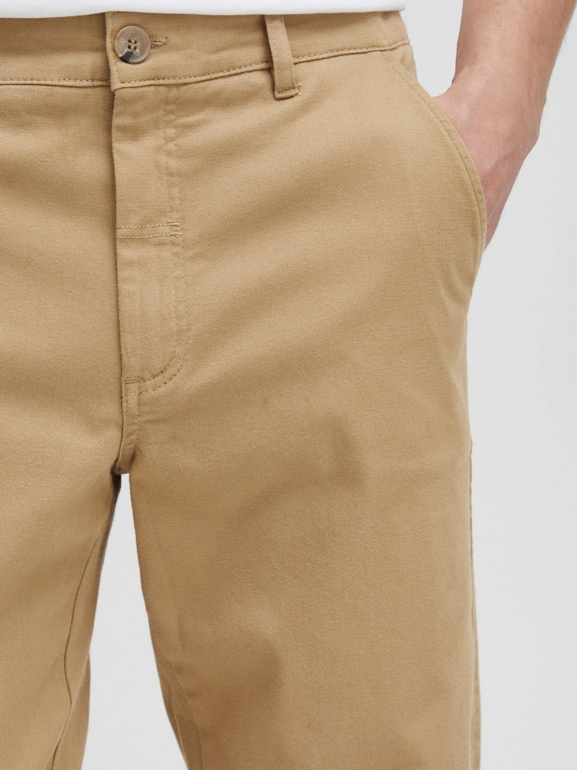 Solid Herren Stoffhose - SDErico in beige