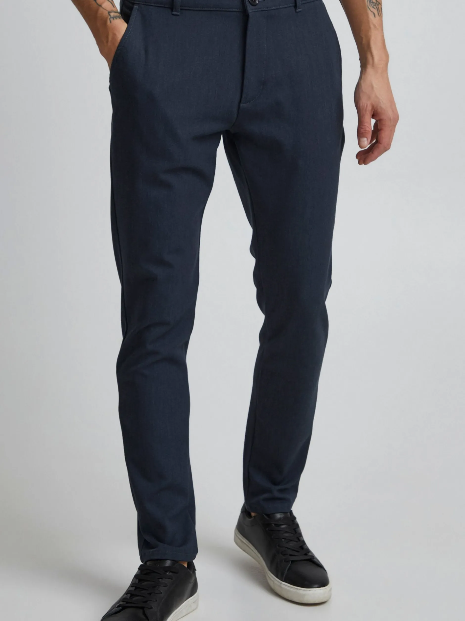 Solid Herren Stoffhose - SDFrederic in blau