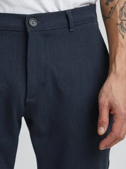 Solid Herren Stoffhose - SDFrederic in blau