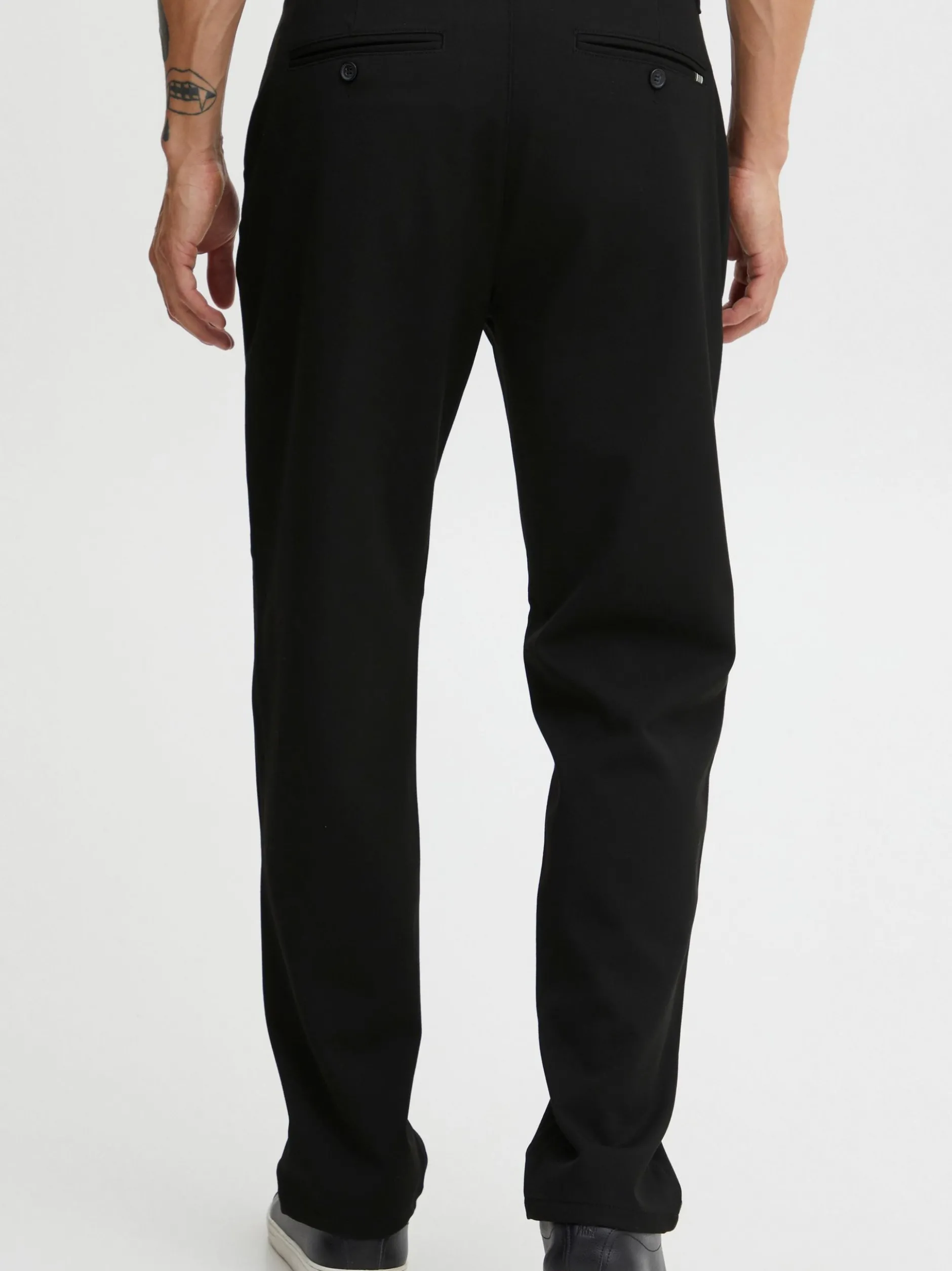 Solid Herren Stoffhose - SDFrederic in schwarz