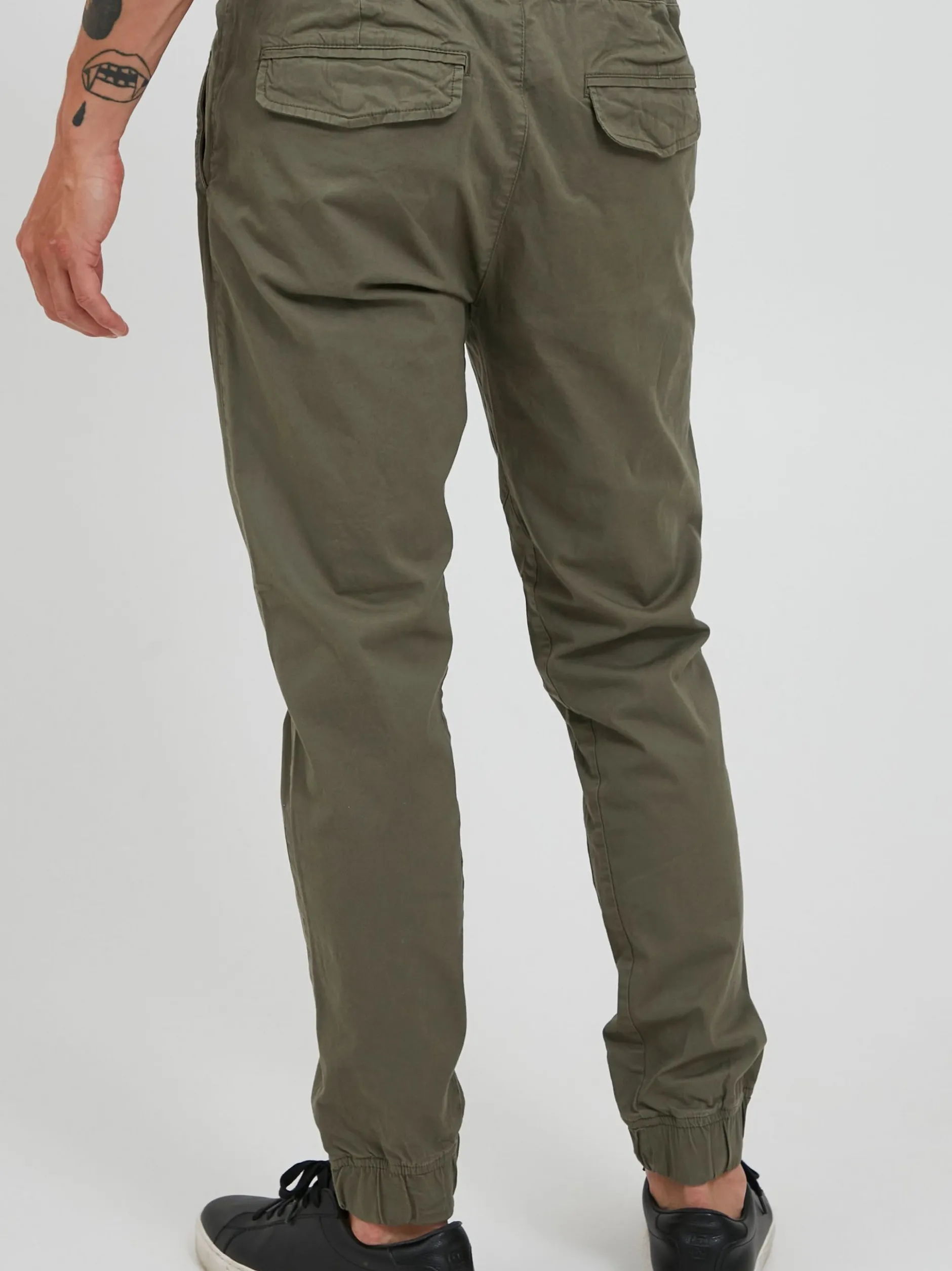 Solid Herren Stoffhose - SDSlim-Truc in oliv